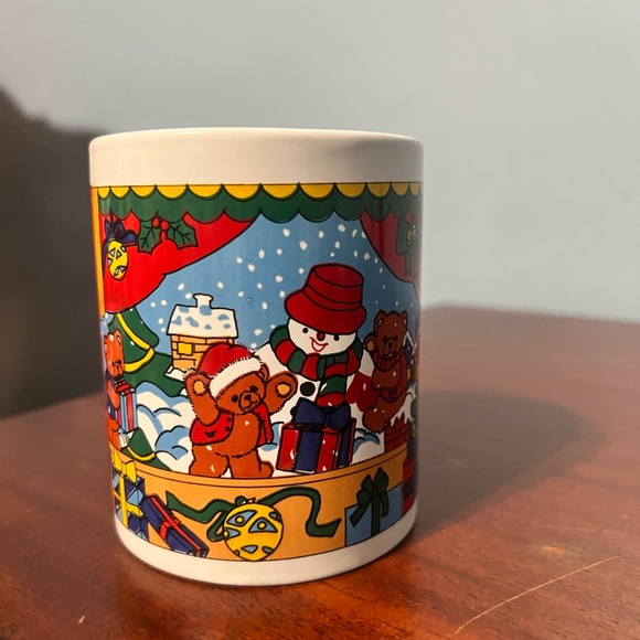 Anco Merchandise Christmas Teddy Bear Snowman Winter Cozy Decor Mug Preowned - Picture 15 of 16